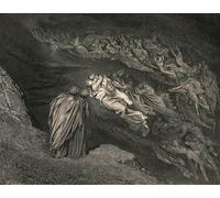 IPLUPJDY Aesthetic Poster Photo Wall Print Modern Wall Artwork Love Brought Us to One Deathcaina Waits the Soul Who Split Our Life by Gustave Dore Canvas Picture for Home Decor 60x90cm