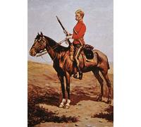IPLUPJDY Aesthetic Poster Photo Wall Print Modern Wall Artwork North West Mounted Police of Canada by Frederic Remington Canvas Picture for Home Decor 60x90cm