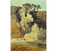 IPLUPJDY Aesthetic Poster Photo Wall Print Modern Wall Artwork on the River Greta Yorkshire by Sell Cotman Canvas Picture for Home Decor 60x90cm