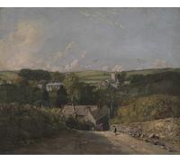 IPLUPJDY Aesthetic Poster Photo Wall Print Modern Wall Artwork Osmington Village by John Constable Canvas Picture for Home Decor 60x90cm