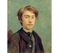 IPLUPJDY Aesthetic Poster Photo Wall Print Modern Wall Artwork Portrait D’émile Bernard by Henri De Toulouse Lautrec Canvas Picture for Home Decor 60x90cm