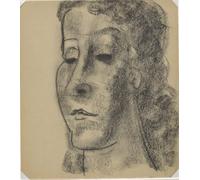 IPLUPJDY Aesthetic Poster Photo Wall Print Modern Wall Artwork Portrait of a Woman Three Quarters to the Left by Leo Gestel Canvas Picture for Home Decor 60x90cm