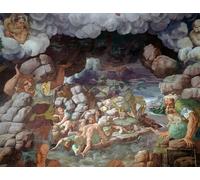 IPLUPJDY Aesthetic Poster Photo Wall Print Modern Wall Artwork Rebel Giants Being Hit by Giulio Romano Canvas Picture for Home Decor 60x90cm