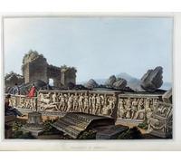 IPLUPJDY Aesthetic Poster Photo Wall Print Modern Wall Artwork Ruins and Frieze Carved in Ephese Formerly Ancient City of Greece Today in Turkey by Mayer Canvas Picture for Home Decor 60x90cm