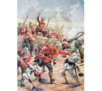 IPLUPJDY Aesthetic Poster Photo Wall Print Modern Wall Artwork Storming the Trenches by Henry A. Payne Canvas Picture for Home Decor 60x90cm
