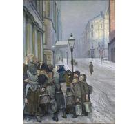 IPLUPJDY Aesthetic Poster Photo Wall Print Modern Wall Artwork Struggle for Survival by Christian Krohg Canvas Picture for Home Decor 60x90cm
