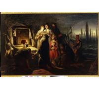 IPLUPJDY Aesthetic Poster Photo Wall Print Modern Wall Artwork the First Christians of Kiev by Vasili GriGorrevich Perov Canvas Picture for Home Decor 60x90cm