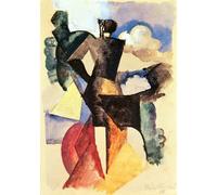IPLUPJDY Aesthetic Poster Photo Wall Print Modern Wall Artwork the Matador by Roger De La Fresnaye Canvas Picture for Home Decor 60x90cm