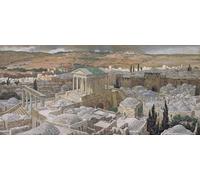 IPLUPJDY Aesthetic Poster Photo Wall Print Modern Wall Artwork the Pagan Temple Built by Jacques Canvas Picture for Home Decor 60x90cm
