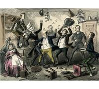 IPLUPJDY Aesthetic Poster Photo Wall Print Modern Wall Artwork the Posthumous Papers of the Pickwick Club by Hablot Knight Browne Canvas Picture for Home Decor 60x90cm