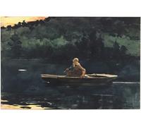 IPLUPJDY Aesthetic Poster Photo Wall Print Modern Wall Artwork the Rise by Winslow Homer Canvas Picture for Home Decor 60x90cm