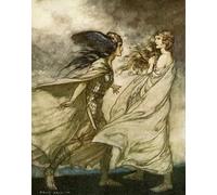IPLUPJDY Aesthetic Poster Photo Wall Print Modern Wall Artwork the Twilight of the Gods by Arthur Rackham Canvas Picture for Home Decor 60x90cm