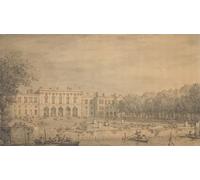 IPLUPJDY Aesthetic Poster Photo Wall Print Modern Wall Artwork View of Old Somerset House From the Thames by Canaletto Canvas Picture for Home Decor 60x90cm