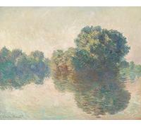 IPLUPJDY Aesthetic Poster Photo Wall Print Print Picture the Seine At Giverny by Claude Monet Poster Wall Art for Home Decor 60x90cm