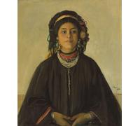 IPLUPJDY Retro Picture Canvas Art Poster Nordic Poster Aida a Moorish Maid by Lavery Canvas Image for Wall Decor 60x90cm
