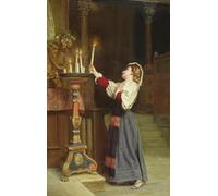 IPLUPJDY Retro Picture Canvas Art Poster Nordic Poster an Afternoon Rest by Guillaume Seignac Canvas Image for Wall Decor 60x90cm