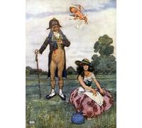 IPLUPJDY Retro Picture Canvas Art Poster Nordic Poster but I'm Too Old and You're Too Young' by William Heath Robinson Canvas Image for Wall Decor 60x90cm