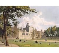 IPLUPJDY Retro Picture Canvas Art Poster Nordic Poster Charter House From the Play Ground by William Westall Canvas Image for Wall Decor 60x90cm