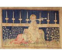IPLUPJDY Retro Picture Canvas Art Poster Nordic Poster Christ with the Sword From the Apocalypse of Angers by Nicolas Bataille Canvas Image for Wall Decor 60x90cm