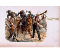 IPLUPJDY Retro Picture Canvas Art Poster Nordic Poster Coming Bravely to the Private Michael Farrell Who Was Assailed by Henry A. Payne Canvas Image for Wall Decor 60x90cm