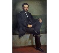 IPLUPJDY Retro Picture Canvas Art Poster Nordic Poster General Ulysses Grant by George Peter Alexander Healy Canvas Image for Wall Decor 60x90cm
