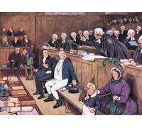 IPLUPJDY Retro Picture Canvas Art Poster Nordic Poster Gentlemen What Does This Mean Chops by Cecil Charles Windsor Aldin Canvas Image for Wall Decor 60x90cm