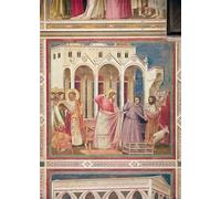 IPLUPJDY Retro Picture Canvas Art Poster Nordic Poster Jesus Chasing the Merchants From the Temple by Giotto Di Bondone Canvas Image for Wall Decor 60x90cm