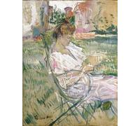 IPLUPJDY Retro Picture Canvas Art Poster Nordic Poster Madame Misia Natanson by Henri De Toulouse Lautrec Canvas Image for Wall Decor 60x90cm