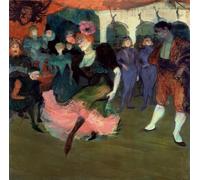 IPLUPJDY Retro Picture Canvas Art Poster Nordic Poster Marcelle Lender Dancing Chilperic's Bolero by Henri De Toulouse Lautrec Canvas Image for Wall Decor 60x90cm