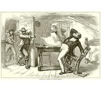 IPLUPJDY Retro Picture Canvas Art Poster Nordic Poster Murder of and Hyrum Smith by English School Canvas Image for Wall Decor 60x90cm