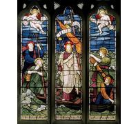 IPLUPJDY Retro Picture Canvas Art Poster Nordic Poster Peace Be Still East Window by Henry Holiday Canvas Image for Wall Decor 60x90cm