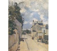 IPLUPJDY Retro Picture Canvas Art Poster Nordic Poster Pontoise Hermitage Street by Camille Jacob Pissarro Canvas Image for Wall Decor 60x90cm