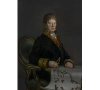 IPLUPJDY Retro Picture Canvas Art Poster Nordic Poster Portrait of Don Juan Antonio Cuervo by Francisco De Goya Canvas Image for Wall Decor 60x90cm
