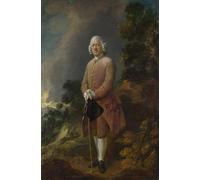 IPLUPJDY Retro Picture Canvas Art Poster Nordic Poster Portrait of Dr Ralph Schomberg by Gainsborough Canvas Image for Wall Decor 60x90cm