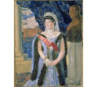 IPLUPJDY Retro Picture Canvas Art Poster Nordic Poster Portrait of the Grand Duchess by Boris Mikhailovich Kustodiev Canvas Image for Wall Decor 60x90cm
