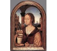 IPLUPJDY Retro Picture Canvas Art Poster Nordic Poster St Mary Magdalene by Quentin Massys Canvas Image for Wall Decor 60x90cm