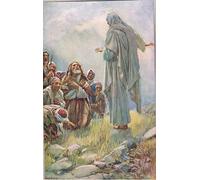 IPLUPJDY Retro Picture Canvas Art Poster Nordic Poster Teach All the Nations by Harold Copping Canvas Image for Wall Decor 60x90cm