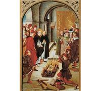 IPLUPJDY Retro Picture Canvas Art Poster Nordic Poster the Albigenses by Pedro Berruguete Canvas Image for Wall Decor 60x90cm