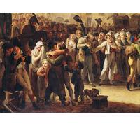 IPLUPJDY Retro Picture Canvas Art Poster Nordic Poster the Conscripts of by Marching Past the Gate of Saint Denis by Louis Leopold Boilly Canvas Image for Wall Decor 60x90cm