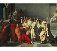 IPLUPJDY Retro Picture Canvas Art Poster Nordic Poster the Death of Julius Caesar by Vincenzo Camuccini Canvas Image for Wall Decor 60x90cm
