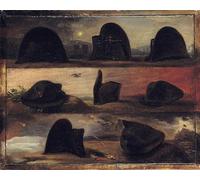 IPLUPJDY Retro Picture Canvas Art Poster Nordic Poster the Epochs of Napoleon I or the Life of Napoleon in Eight Hats by Charles Auguste Steuben Canvas Image for Wall Decor 60x90cm