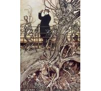 IPLUPJDY Retro Picture Canvas Art Poster Nordic Poster the Gardens Are in London Where the King Lives by Arthur Rackham Canvas Image for Wall Decor 60x90cm