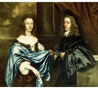 IPLUPJDY Retro Picture Canvas Art Poster Nordic Poster the Honourable Herbert and His Wife Jane by Peter Lely Canvas Image for Wall Decor 60x90cm