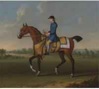 IPLUPJDY Retro Picture Canvas Art Poster Nordic Poster the Hunter Taking a Flying Leap Over a Five Bar Gate by Famous Painter Canvas Image for Wall Decor 60x90cm