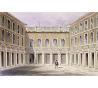 IPLUPJDY Retro Picture Canvas Art Poster Nordic Poster the Inner Court of Drapers Hall by Hosmer Shepherd Canvas Image for Wall Decor 60x90cm