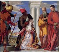 IPLUPJDY Retro Picture Canvas Art Poster Nordic Poster the Martyrdom of St Justine by Veronese Canvas Image for Wall Decor 60x90cm