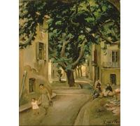 IPLUPJDY Retro Picture Canvas Art Poster Nordic Poster the Place D'aumole by Roger Eliot Fry Canvas Image for Wall Decor 60x90cm