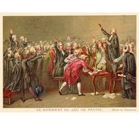 IPLUPJDY Retro Picture Canvas Art Poster Nordic Poster the Tennis Court Oath French Revolution June by Louis Charles Auguste Couder Canvas Image for Wall Decor 60x90cm