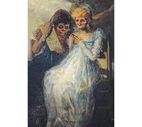 IPLUPJDY Retro Picture Canvas Art Poster Nordic Poster Time of the Old Women by Francisco De Goya Canvas Image for Wall Decor 60x90cm