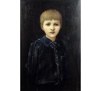 IPLUPJDY Vintage Picture Wall Canvas Prints Painting on Canvas Portrait of Denis Mackail Grandson of the Artist by Edward Burne Jones Picture Art Prints for Wall Decor 60x90cm